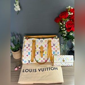 Louis Vuitton Multi Color Tote Bag wallet not included
